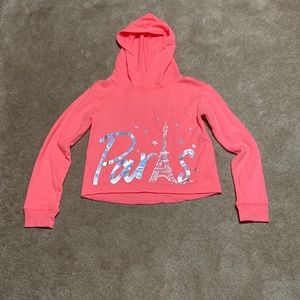 Justice, size 12, crop hoodie